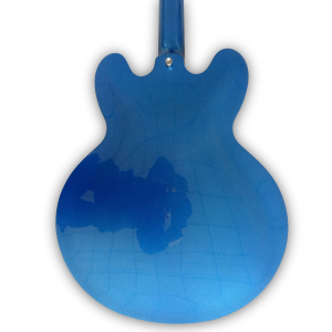 Custom Made Dave Grohl 335 Style 6 Strings Pelham Blue Electric Guitar - Image 5