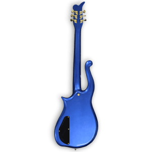 Custom Made Metallic Blue Prince Cloud Style 6 Strings Electric Guitar - Image 7