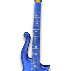 Custom Made Metallic Blue Prince Cloud Style 6 Strings Electric Guitar - Image 5