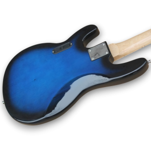 Custom Made Pacific Blue Burst 4 Strings Electric Bass - Image 5
