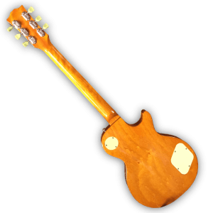 Custom Made LP Style P90 Pickup Gold Top Left Handed Electric Guitar - Image 4