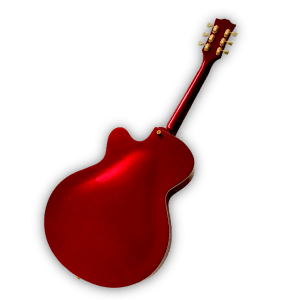 Custom Made L-5 Style Red Hollowbody 6 Strings Electric Guitar - Image 4
