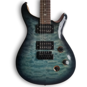 Custom Made 25th Qualited Maple Top Transparent Blue 6 Strings Electric Guitar