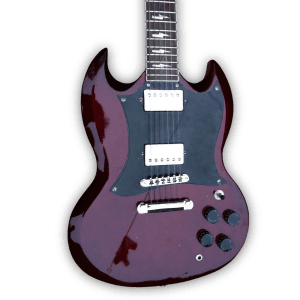 Custom Made SG Style Wine Red 6 Strings Electric Guitar - Image 2