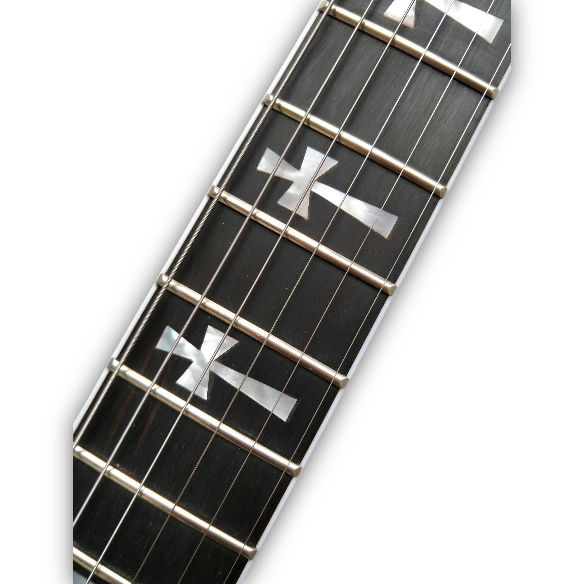 Custom Made White SG Style 6 Strings Electric Guitar - Image 3