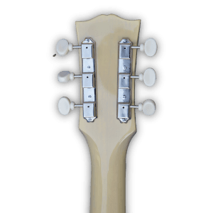 Custom Made TV Yellow P90 Pickups Single Cut LP Junior Style 6 Strings Electric Guitar - Image 3