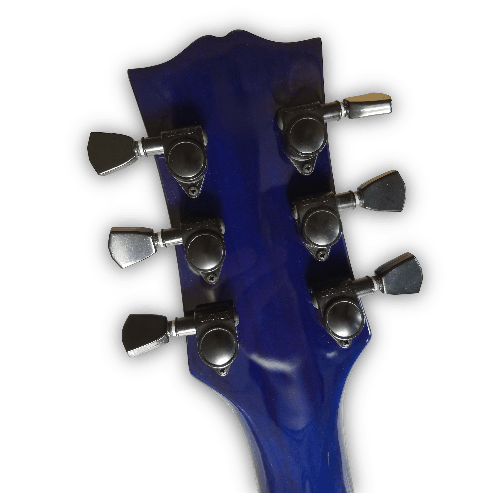 Custom Made LP Style Ocean Blue Fade Quilted Maple Top Electric Guitar - Image 5