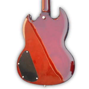 Custom Made Cherry Doubles Cutaway SG Style 6 Strings Electric Guitar - Image 3