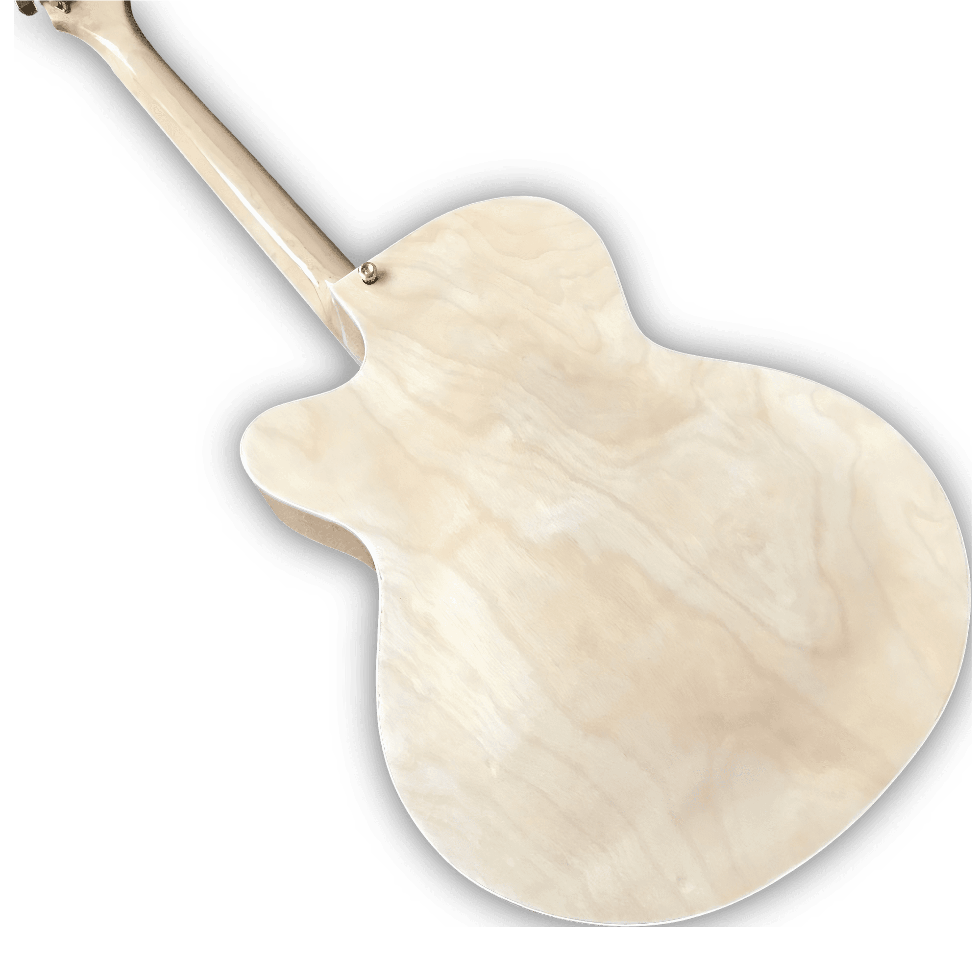 Custom Made Quilted Maple Top Natural Finish Style 6 Strings Electric Guitar - Image 5