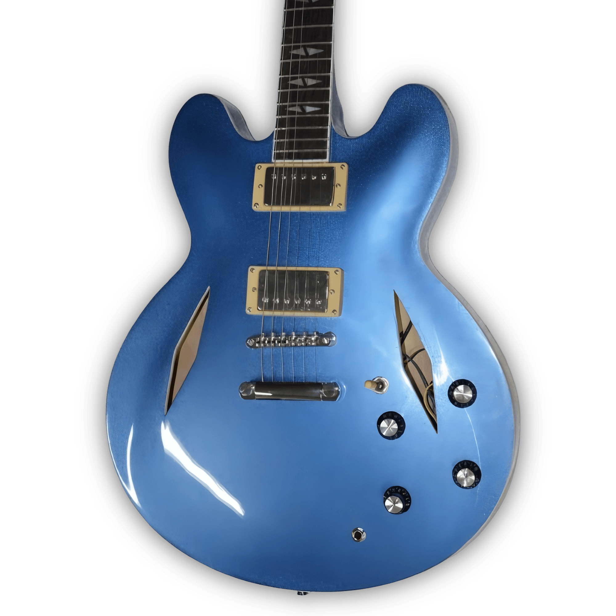 Custom Made Dave Grohl Pelham Blue 335 Style 6 Strings Electric Guitar - Image 2