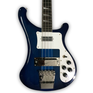 Custom Made Bass Trans Blue 4003 Style 4 Strings Electric Bass - Image 2