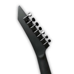 Custom Made Black Satin Finish MH-417 Style 7 Strings Electric Guitar - Image 9