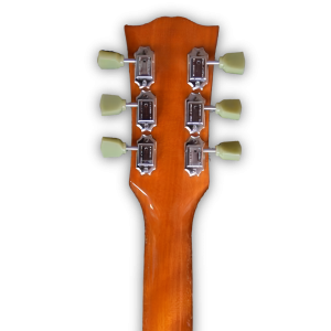 Custom Made LP Style Left Handed P90 Pickup Gold Top Electric Guitar - Image 7
