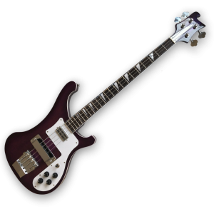 Custom Made Transparent Purple Burst 4003 Style 4 Strings Electric Bass