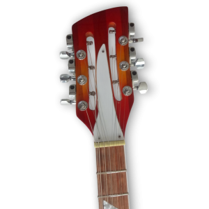 Custom Made Semi-Hollow Fireglo Color 360 12 Style 12 String Electric Guitar - Image 4