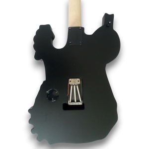 Custom Made Skull and Bones George Lynch Style 6 Strings Electric Guitar - Image 6