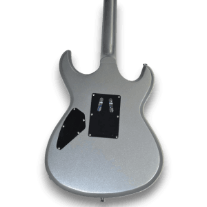 Custom Made Richard Z Style Platinum Silver Electric Guitar - Image 6