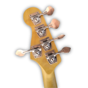 Custom Made Relic Roquefort Blue Jazz Style 5 Strings Electric Bass - Image 5