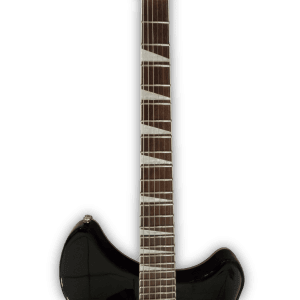 Custom Made Jetglo Black 360 Style 6 Strings Electric Guitar - Image 3