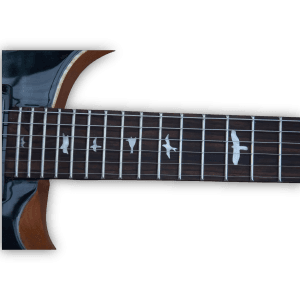 Custom Made Mark Holcomb Blue Burst Flame Maple Top 6 Strings Electric Guitar - Image 5