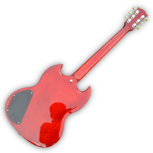 Custom Made SG Junior Style Vintage Cherry 6 Strings Electric Guitar - Image 2