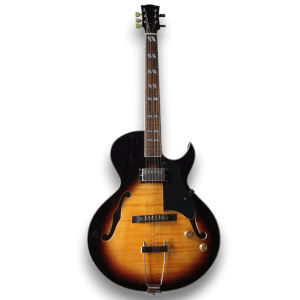Custom Made Sunburst Flame Maple Top ES 175 Style 6 Strings Electric Guitar - Image 2