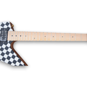 Custom Made Explorer Style Checkerboard Rick Nielsens Electric Guitar - Image 4