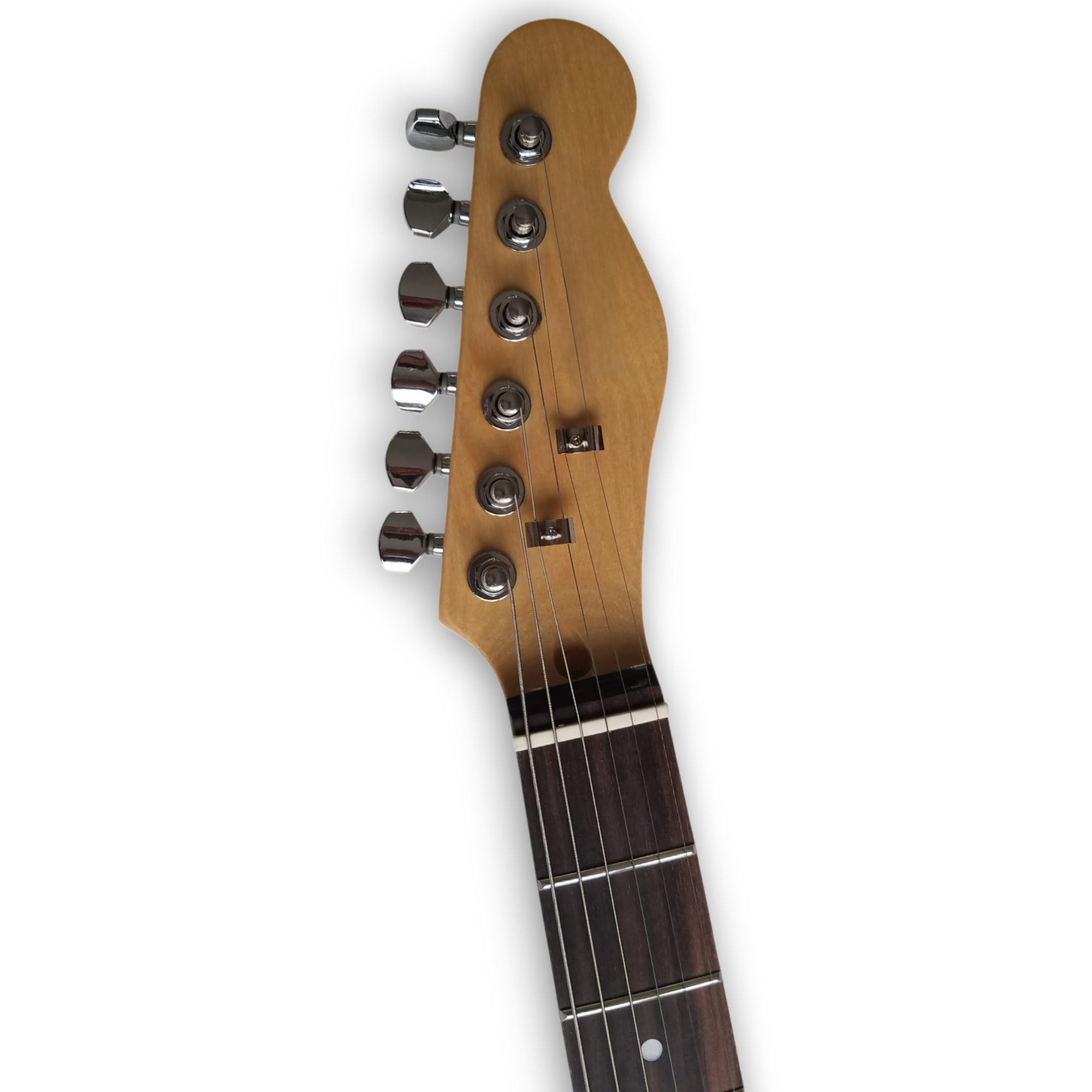 Custom Made Tele Style Red Paisley 6 Strings Electric Guitar - Image 6