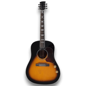 Custom Made J160E Style Vintage Sunburst Acoustic Guitar