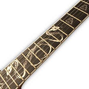 Custom Made Carved Snake LP Style 6 Strings Electric Guitar - Image 4