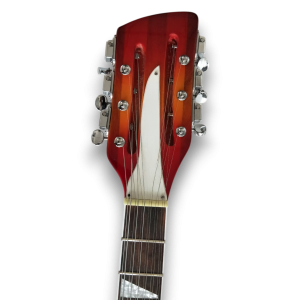 Custom Made Fireglo Color Semi-Hollow 360 12 Style 12 String Electric Guitar - Image 3