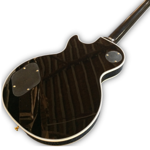 Custom Made Desert Burst LP Style Spalted Maple Top 6 Strings Electric Guitar - Image 3