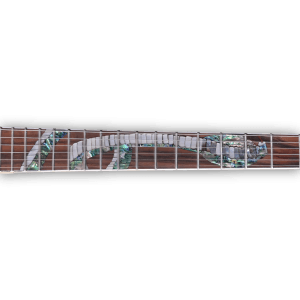 Custom Made Slash Snakepit Red Flame Maple Top Snake Inlay LP Style Electric Guitar - Image 5