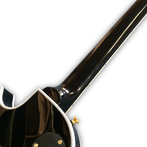 Custom Made Desert Burst LP Style Spalted Maple Top 6 Strings Electric Guitar - Image 4