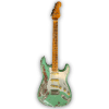 Custom Made Sea Foam Green Aged Heavy Relic Strat Style Electric Guitar