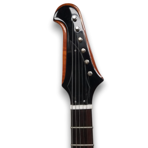 Custom Made Firebird Platypus Style Tobacco Sunburst Flame Maple Top Electric Guitar - Image 5