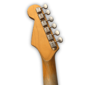 Custom Made Heavy Aged Relic Black Strat Style 6 Strings Electric Guitar - Image 6