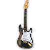 Custom Made Heavy Aged Relic Black Strat Style 6 Strings Electric Guitar