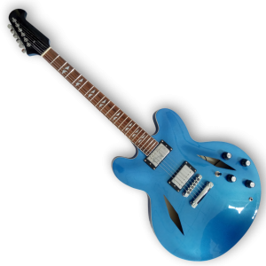 Custom Made Pelham Blue ES335 Dave Grohl Style 6 Strings Electric Guitar - Image 2