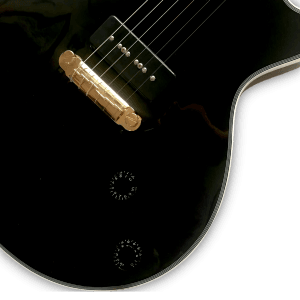 Custom Made Jared James Nichols P90 Old Glory LP Style 6 Strings Electric Guitar - Image 3