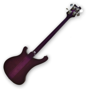 Custom Made Transparent Purple Burst 4003 Style 4 Strings Electric Bass - Image 4