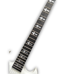Custom Made White SG Style 6 Strings Electric Guitar - Image 2