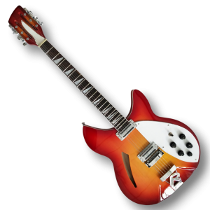 Custom Made Semi-Hollow 360 12 Fireglo Color Style Electric Guitar 12 String