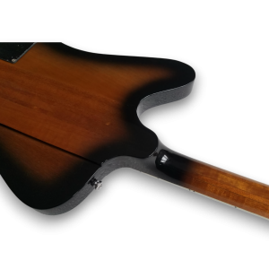Custom Made Firebird Platypus Style Tobacco Sunburst Flame Maple Top Electric Guitar - Image 8