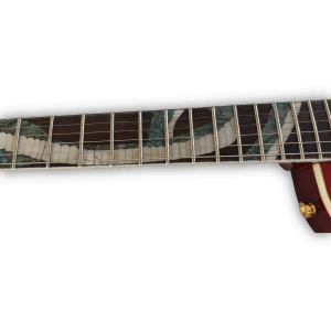 Custom Made Slash Snakepit Red LP Style Flame Maple Top Snake Fretboard Inlay Electric Guitar - Image 3