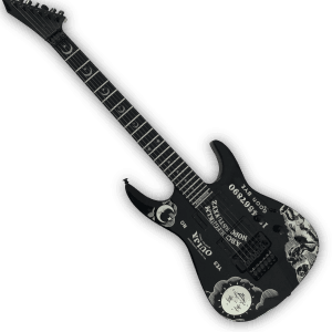 Custom Made Ouija Style Kirk Hammett 6 Strings Electric Guitar