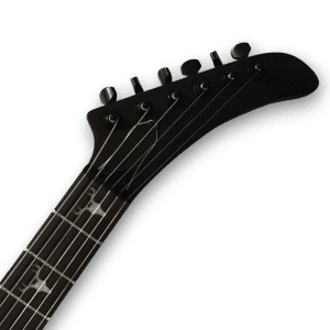 Custom Made James Hetfield Style Explorer Black Diamond Plate Electric Guitar - Image 3