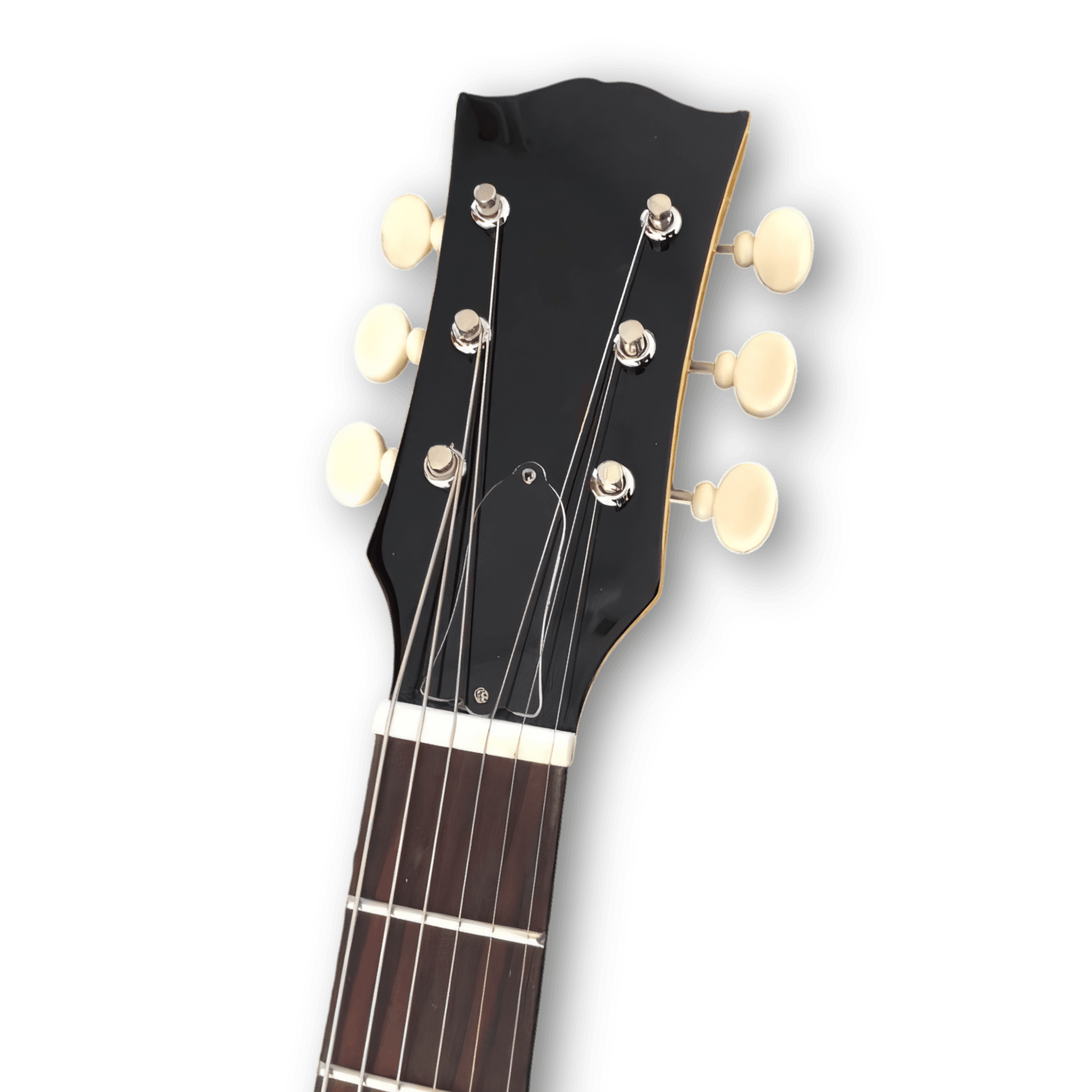 Custom Made Double Cut TV Yellow P90 Pickups LP Junior Style 6 Strings Electric Guitar - Image 3
