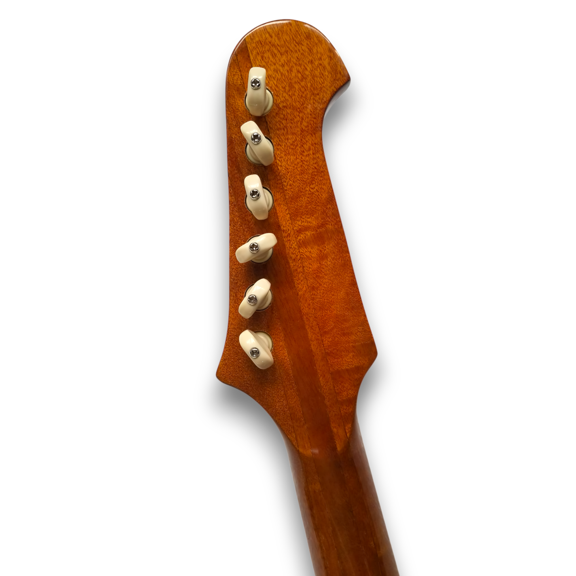 Custom Made Firebird Platypus Style Tobacco Sunburst Flame Maple Top Electric Guitar - Image 10
