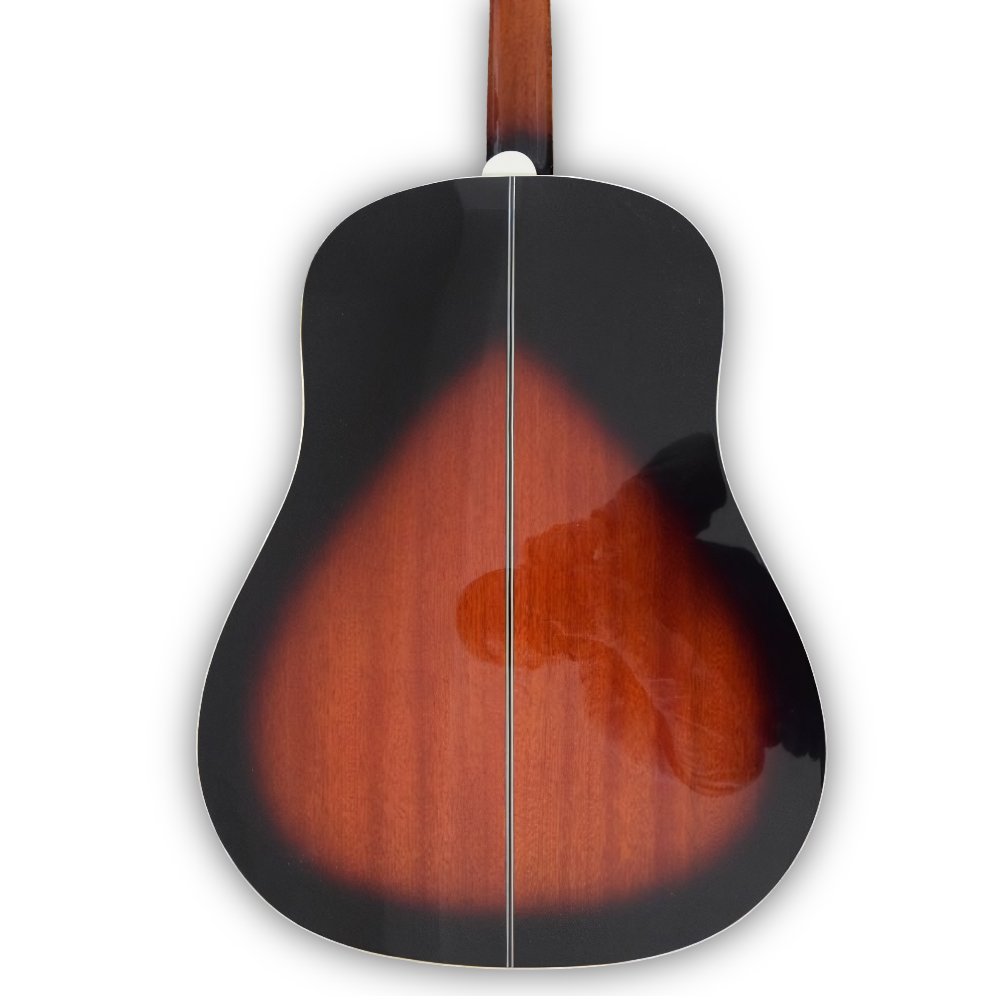 Custom Made J160E Style Vintage Sunburst Acoustic Guitar - Image 4